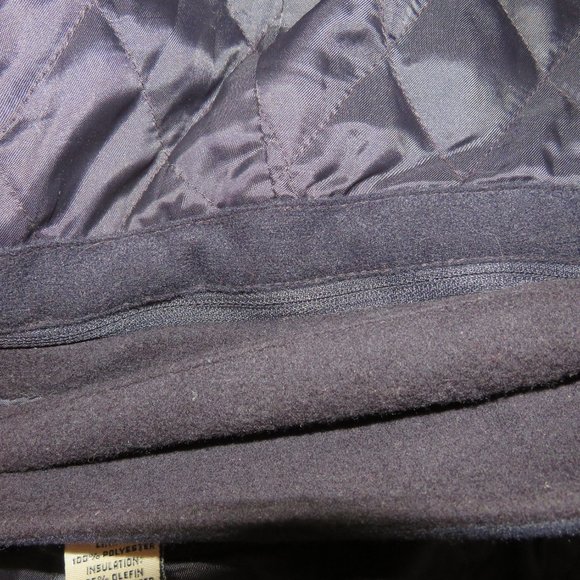 L. L. Bean Lambswool Pea Coat Large Petite - Picture 9 of 10